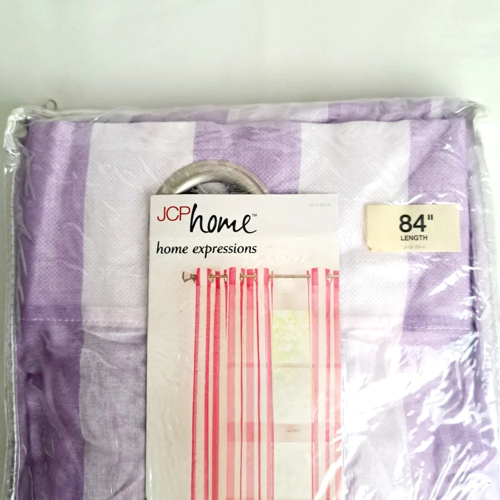 JC Penney Home Expressions Grommet Panel Purple